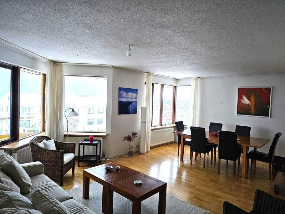 Ferienwohnung Family Penthouse With Great View Garthabaer Exterior foto